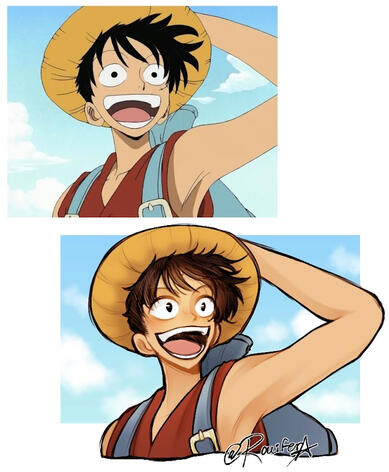 luffy redraw